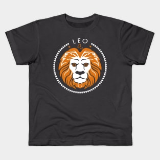 Leo zodiac sign Kids T-Shirt